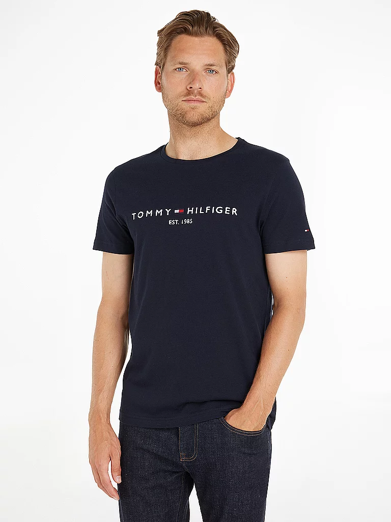 Tommy Hilfiger T-shirt à logo core pour homme bleu capitaine - XXL 5